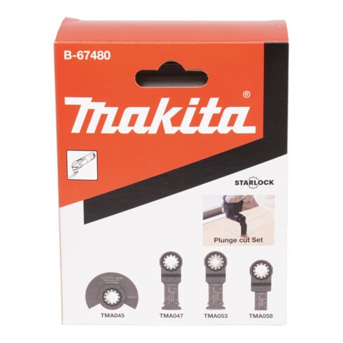 Makita Set di lame per sega a immersione 4 pezzi