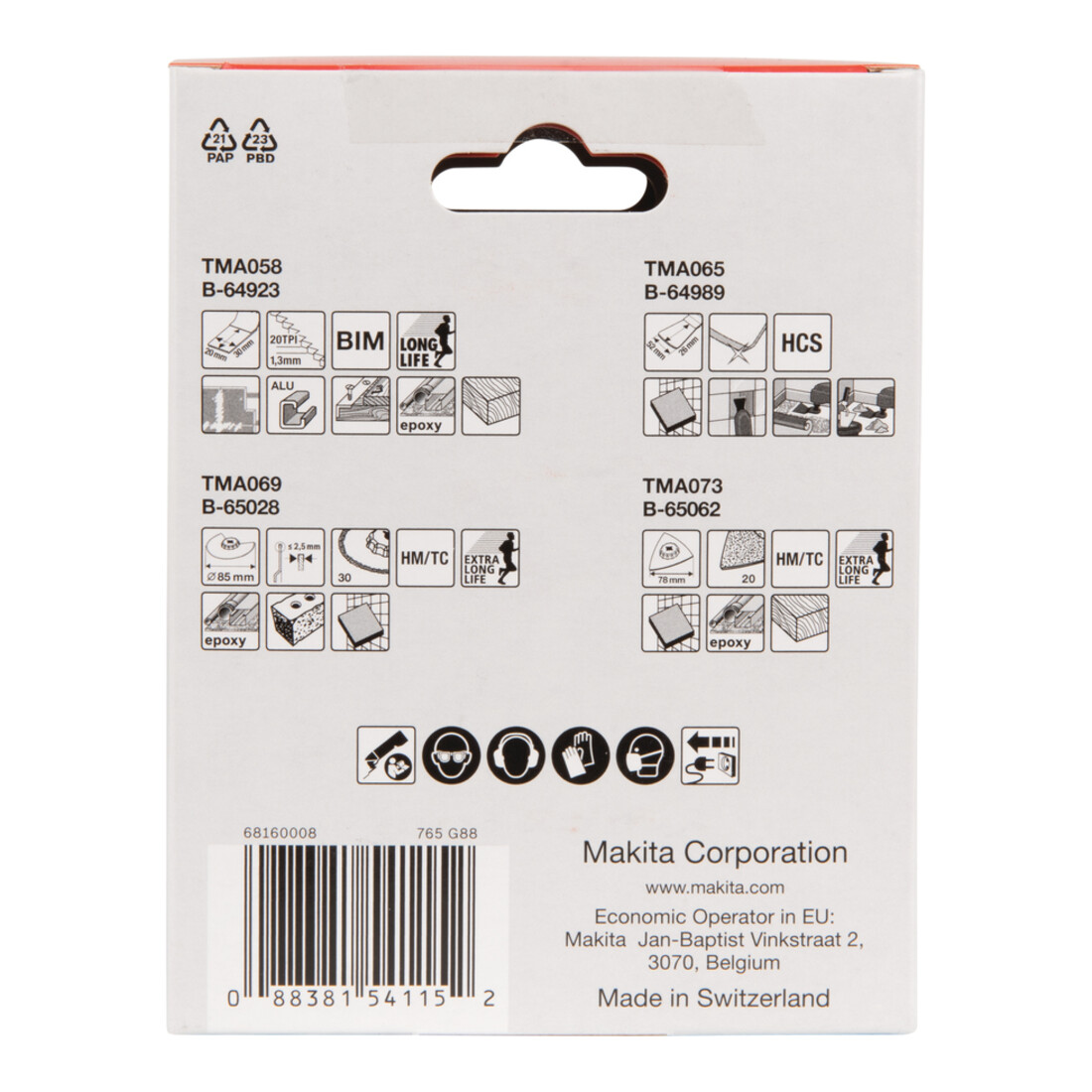 Makita Set di piastrelle 2