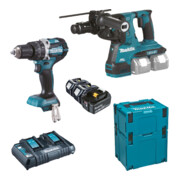 Makita Set di trapani a batteria 18V DLX2280PTJ-1