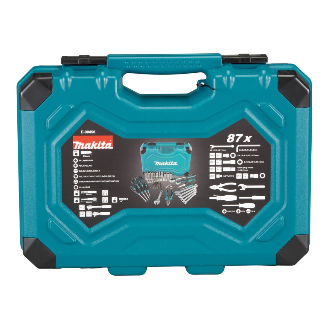 Makita Set di utensili 87pz. E-08458