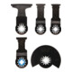 Makita Set d’outil multifonction STARLOCK, 5 pièces