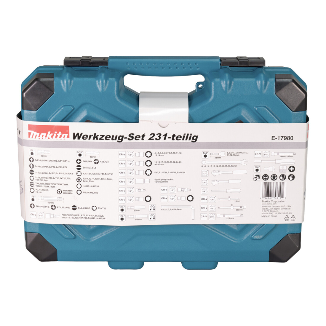Makita Set d’outils 231 pièces