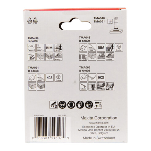 Makita Set per pavimenti 2 B-67505