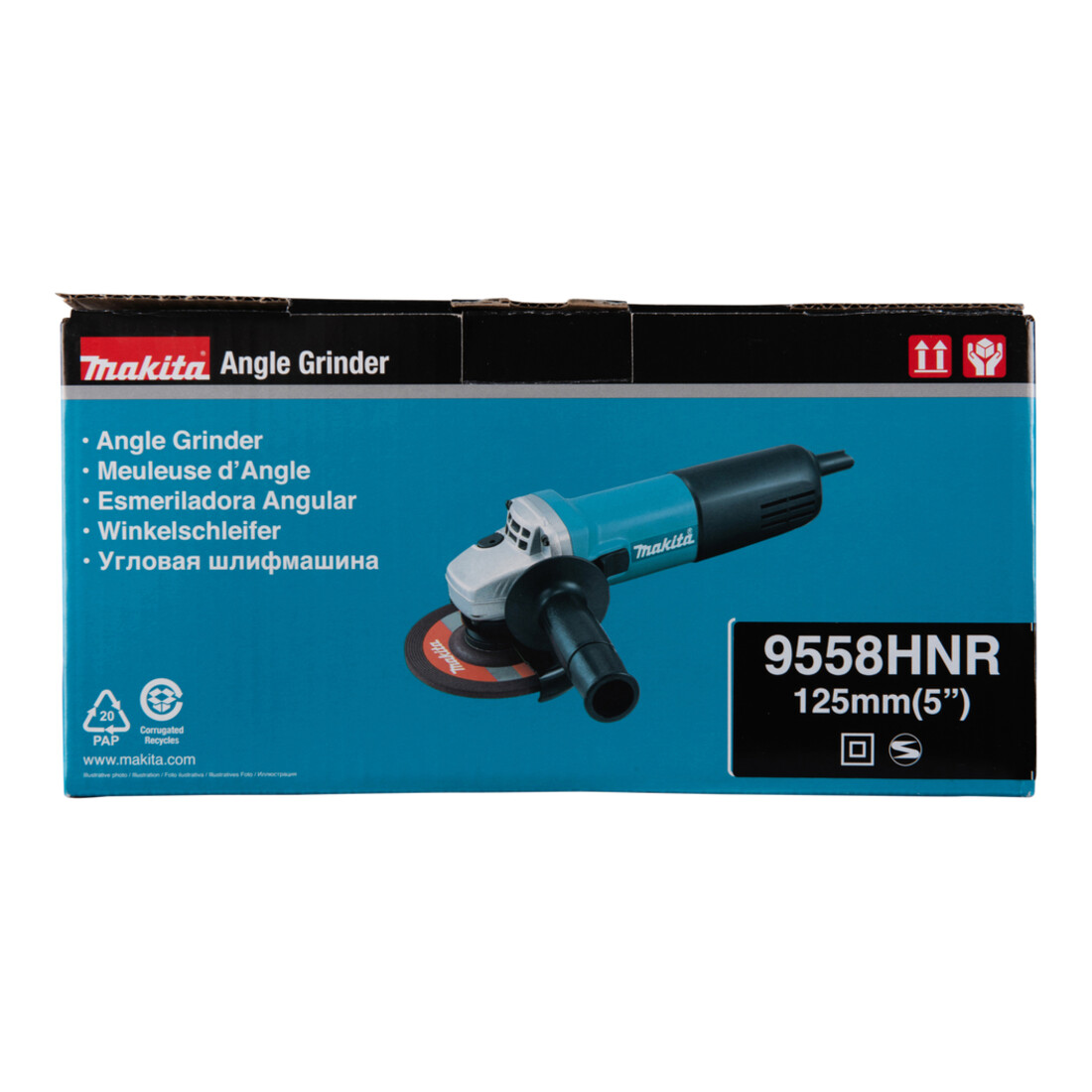 Makita Smerigliatrice angolare 125mm 840W 9558HNRG