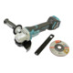 Makita Smerigliatrice angolare a batteria DGA517Z 18,0V con interruttore a paletta (senza batteria, senza caricatore)-1