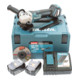Makita snoerloze haakse slijper DGA517RTJ, 18 V, 5.0 Ah met peddelschakelaar, 2 accu en lader, in MAKPAC-1