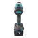 Makita snoerloze klopboormachine 18V / 5.0 Ah, 2 accu + lader in MAKPAC DHP486RTJ-5