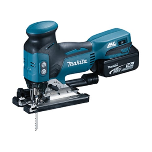 Makita snoerloze pendeldecoupeerzaag DJV181RTJ 18 V met 2 batterijen, snellader en in koffer