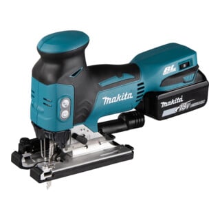 Makita snoerloze pendeldecoupeerzaag DJV181RTJ 18 V met 2 batterijen, snellader en in koffer