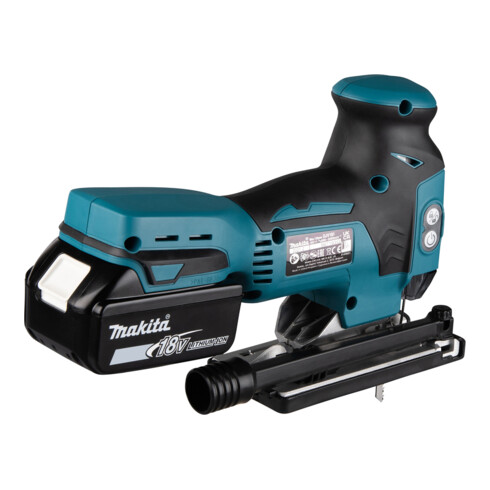 Makita snoerloze pendeldecoupeerzaag DJV181RTJ 18 V met 2 batterijen, snellader en in koffer