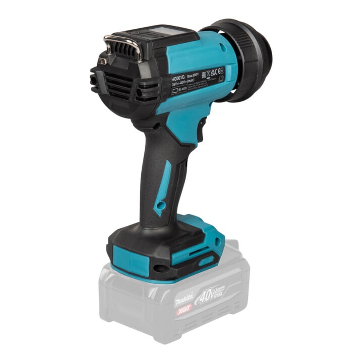 Makita Souffleur d’air chaud sans fil 40V max. avec mallette de transport