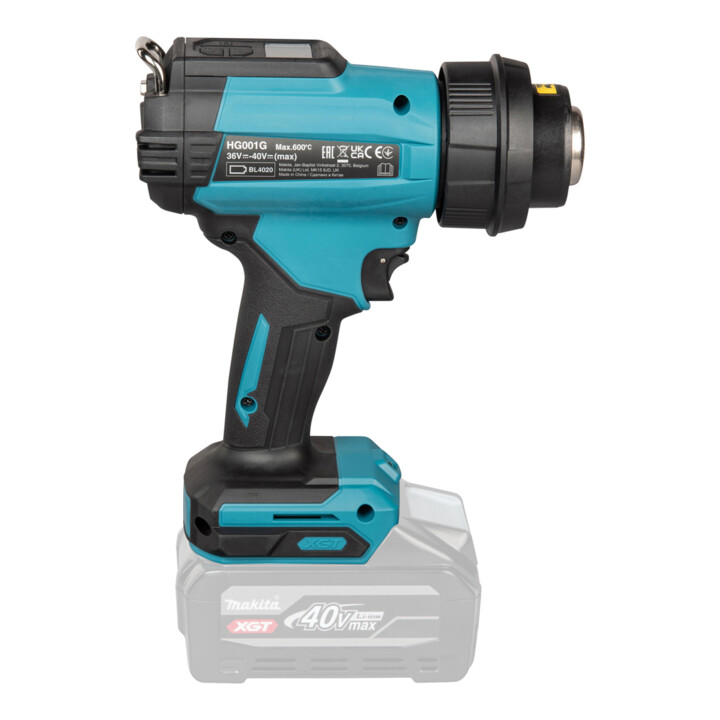 Makita Souffleur d’air chaud sans fil 40V max. avec mallette de transport