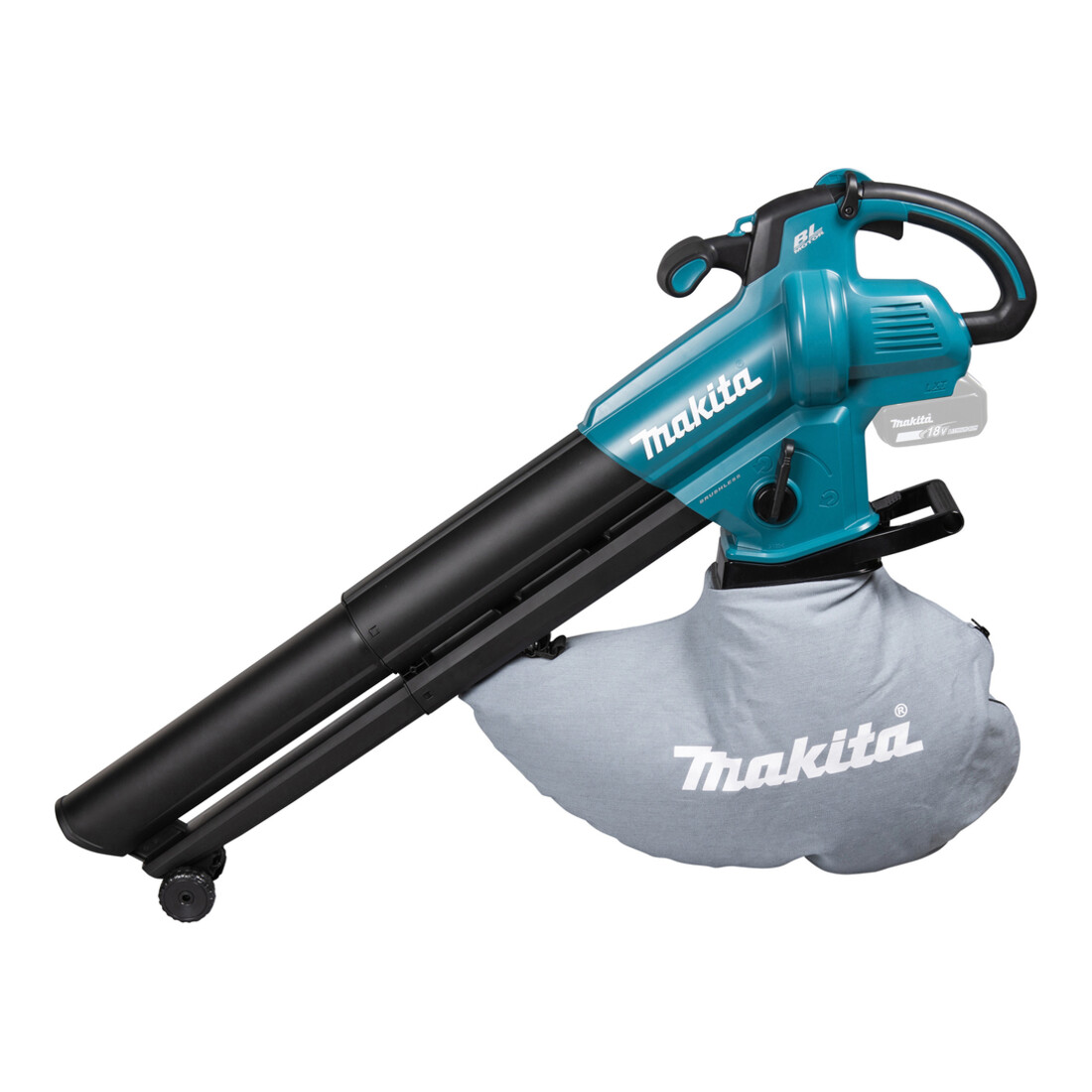Makita Souffleur et aspirateur à feuilles sans fil DUB187Z, 18 V, 64 m/s, 366 m³/h