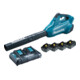 Makita souffleur sans fil 2x18V avec 4 batteries 5.0 Ah DUB362PT4X-1