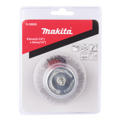 Makita Accessori Spazzola a tazza in acciaio
