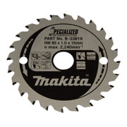 Makita Specialized zaagblad 216x30x72Z (B-33853)