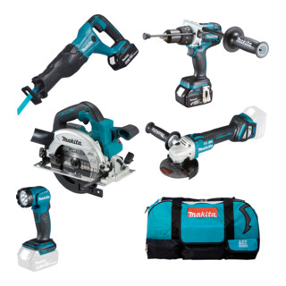 Makita speciale accuset 18 V DLX5067TX1