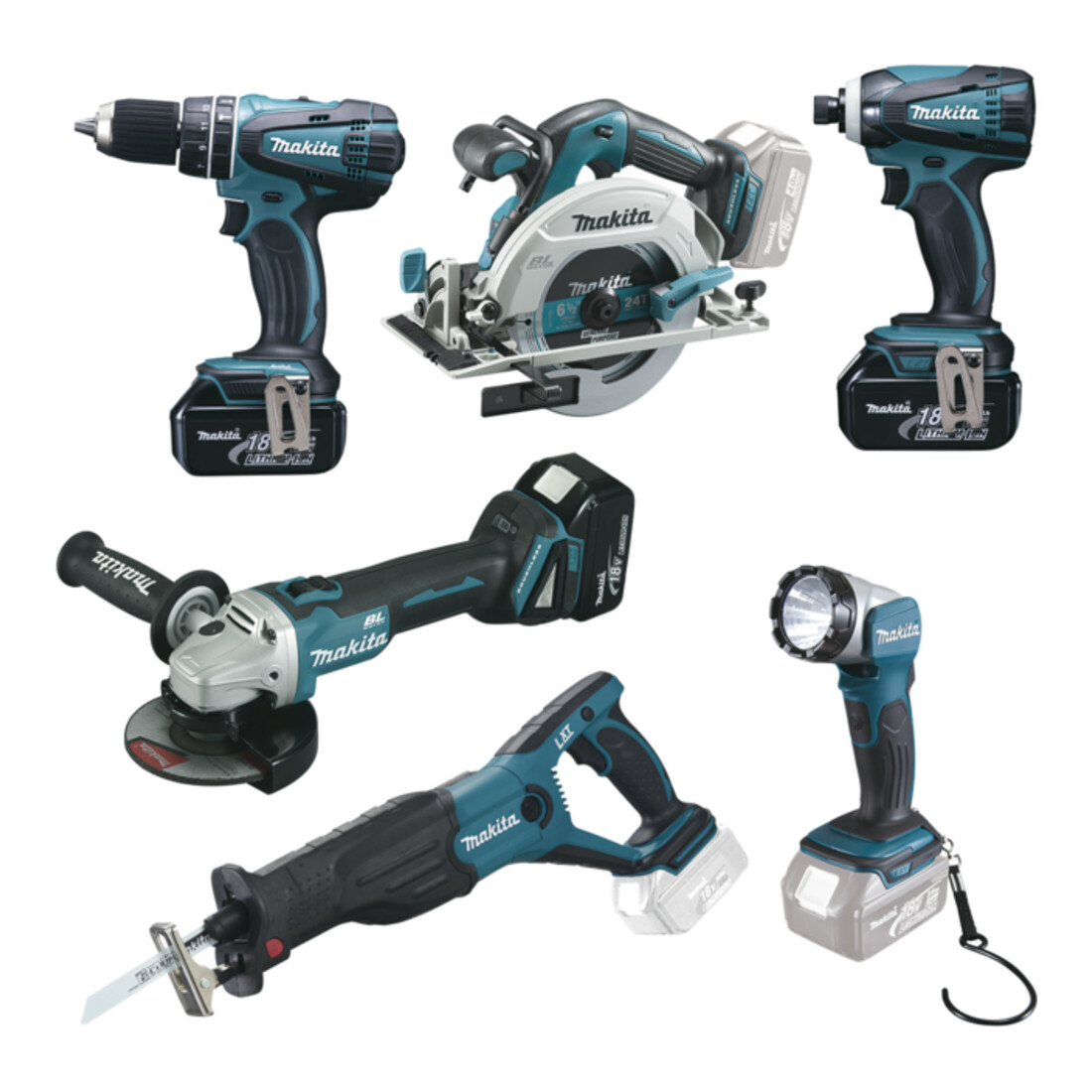 Makita speciale accuset DLX6076T