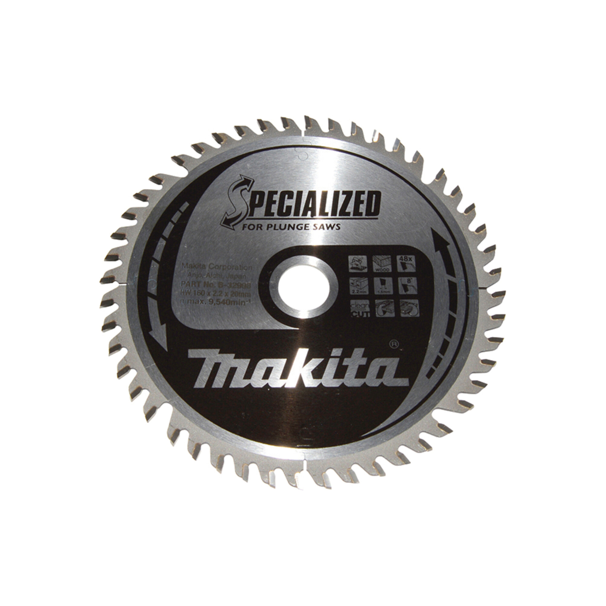 Makita Specialized Sägeb.160x20x48Z (B-32998)