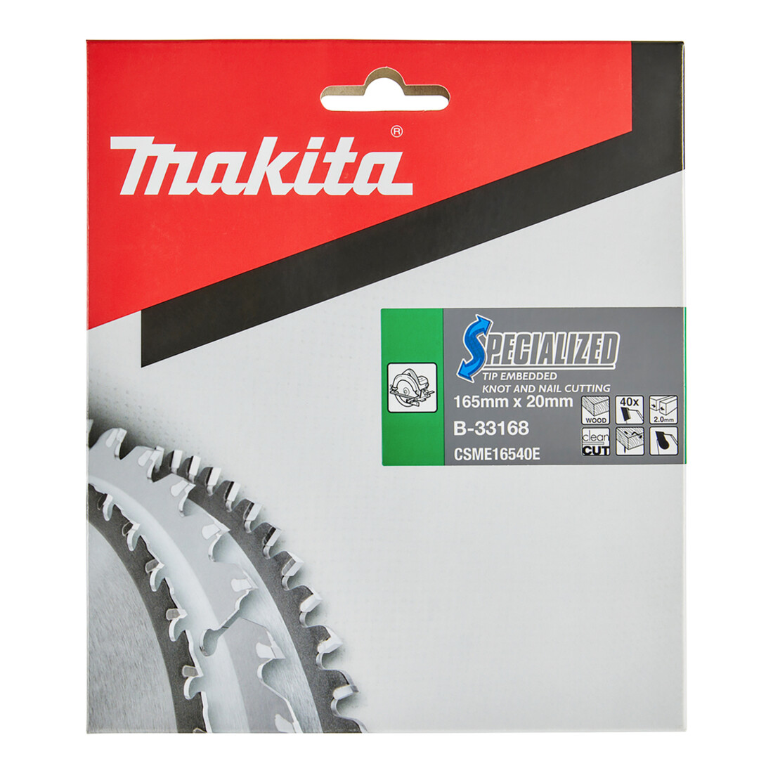 Makita SPECIALIZED Sägeb.165x20x40Z (B-33168)