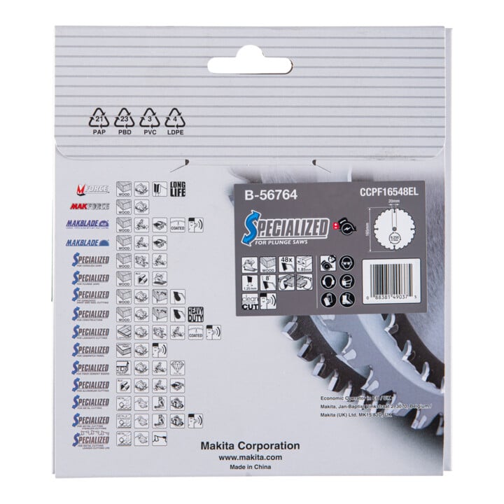 Makita SPECIALIZED Sägeb.165x20x48Z (B-56764)