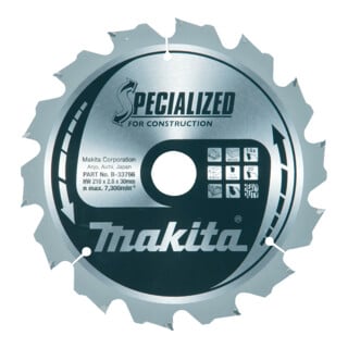 Makita Specialized Sägeb.210x30x14Z (B-33766)