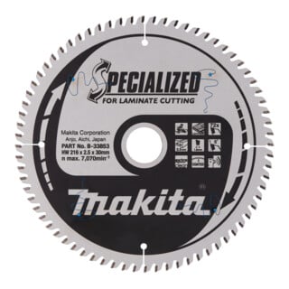 Makita Specialized Sägeb.216x30x72Z (B-33853)
