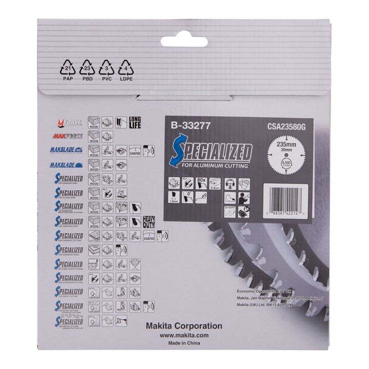 Makita Specialized Sägeb.235x30x80Z (B-33277)