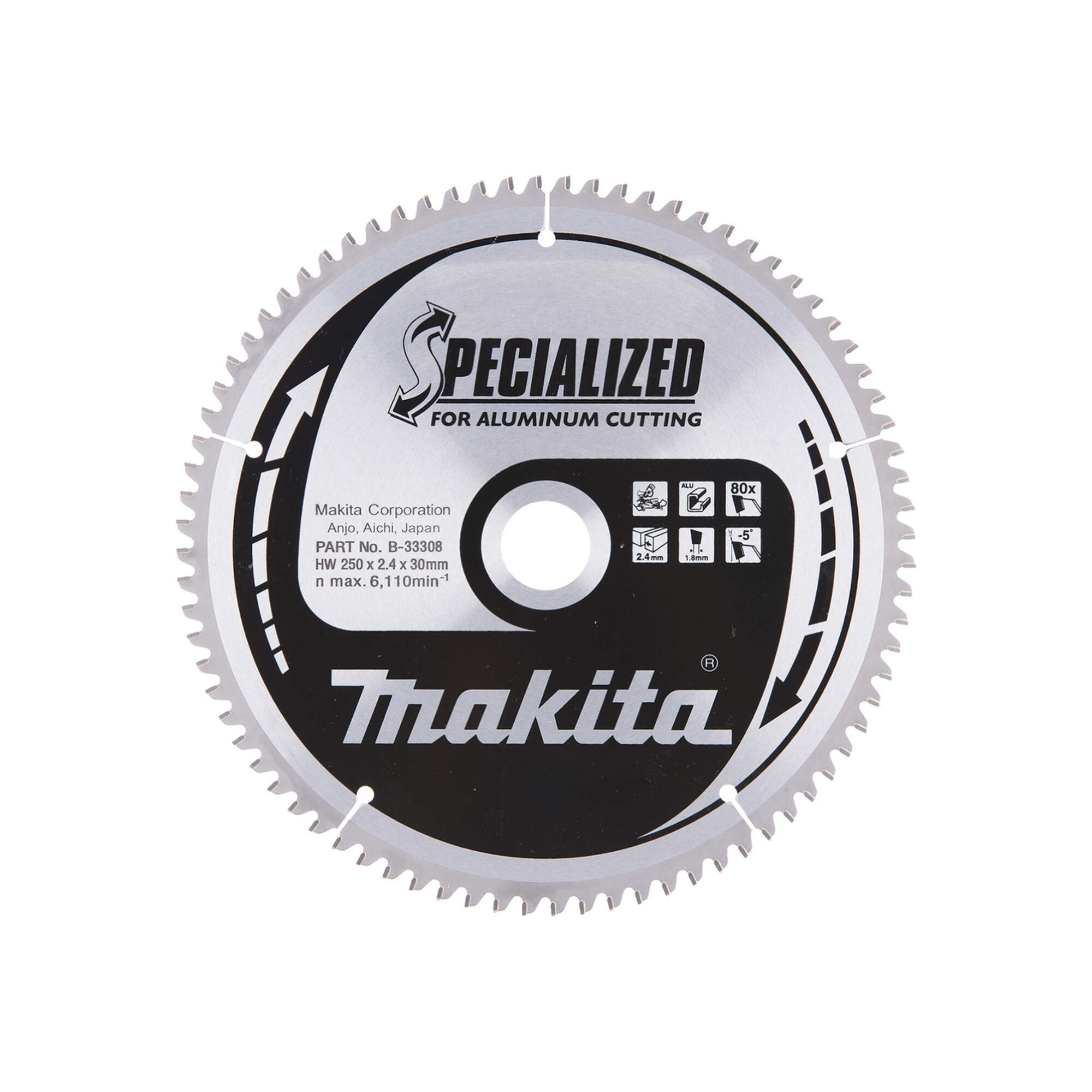 Makita Specialized Sägeb.250x30x80Z (B-33308)
