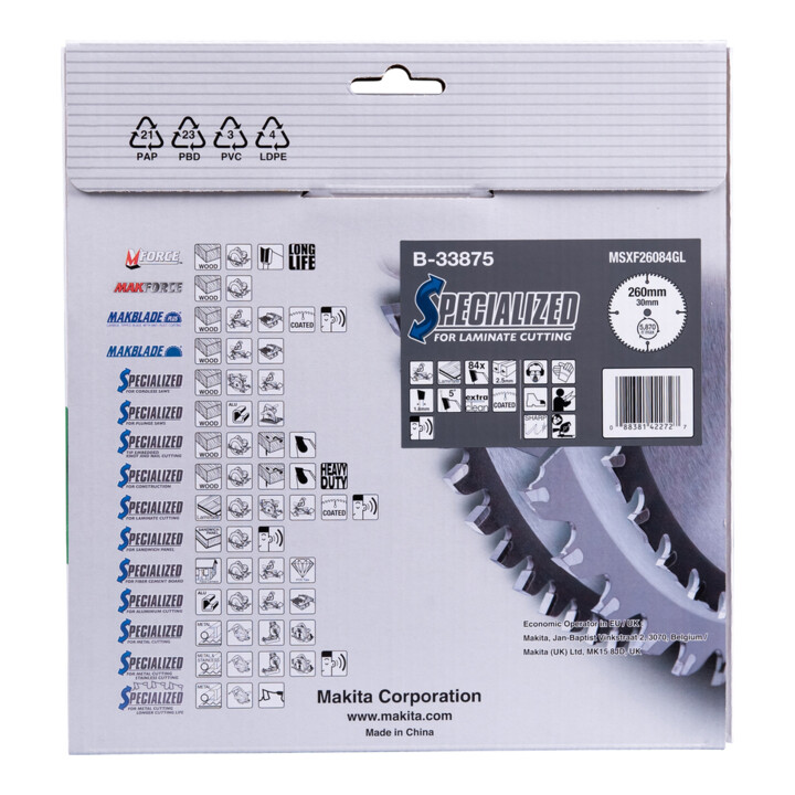 Makita Specialized Sägeb.260x30x84Z (B-33875)