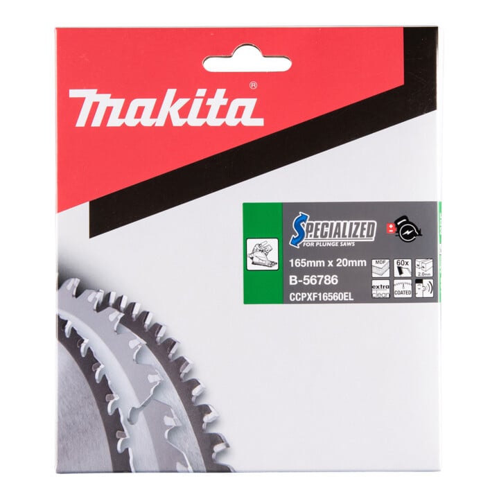 Makita SPECIALIZED Sägeblatt 165x20x60Z