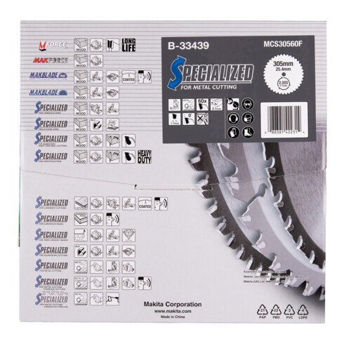 Makita SPECIALIZED SAEGEBLATT 305x25.4x60 (B-33439)