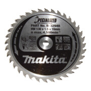 Makita Specialized zaagblad 136x10x36Z