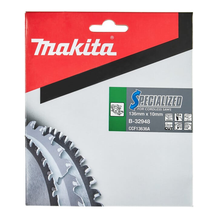 Makita Specialized zaagblad 136x10x36Z