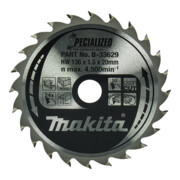 Makita Specialized zaagblad 136x20x24Z