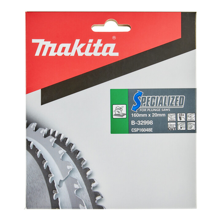 Makita Specialized zaagblad 160x20x48Z (B-32998)