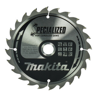 Makita Specialized zaagblad 165x20x24Z