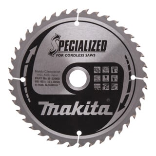 Makita Specialized zaagblad 165x20x40Z