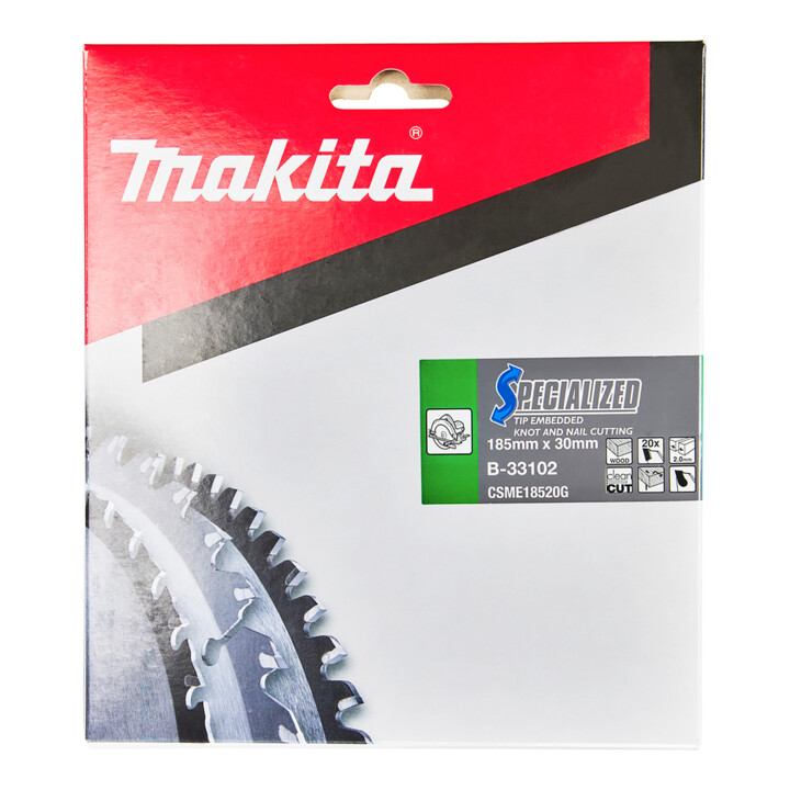 Makita Specialized zaagblad 185x30x20Z (B-33102)