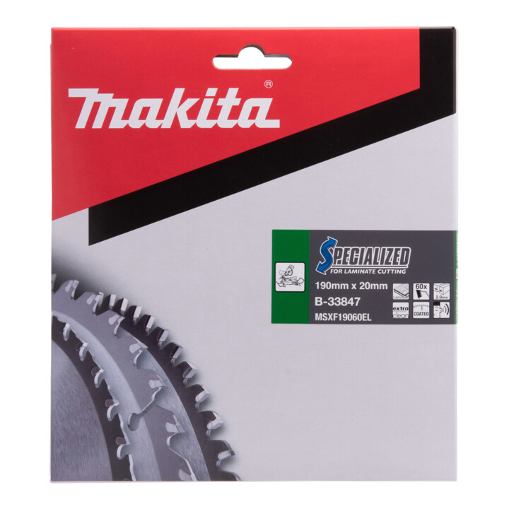 Makita Specialized zaagblad 190X20X60Z (B-33847)