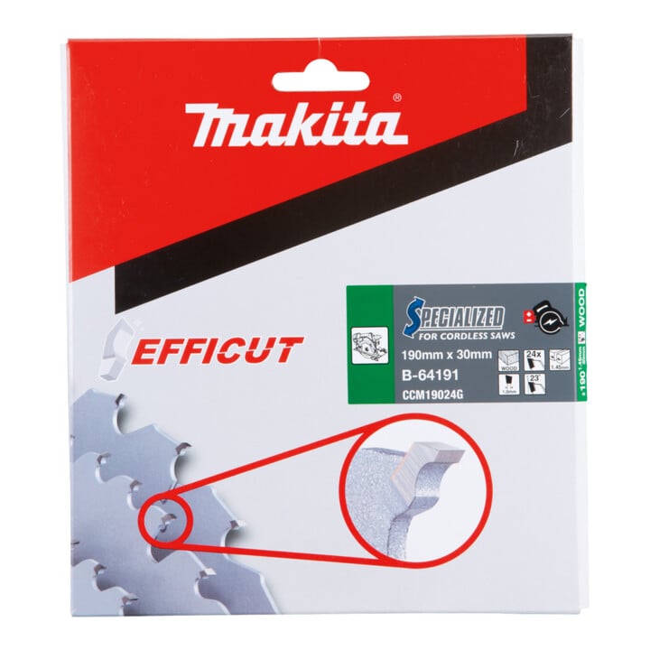 Makita Specialized zaagblad 190x30x24Z
