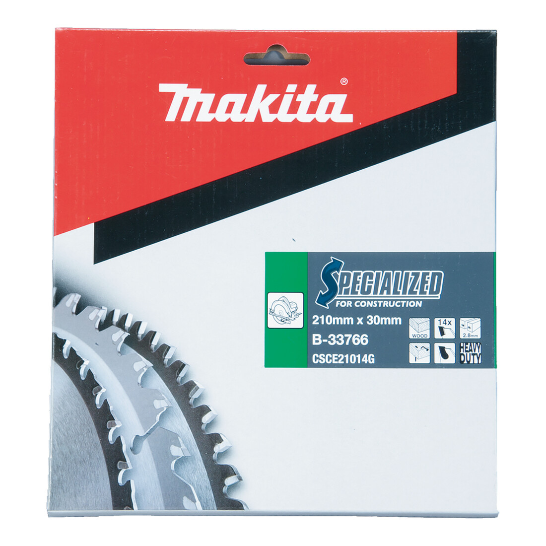 Makita Specialized zaagblad 210x30x14Z (B-33766)
