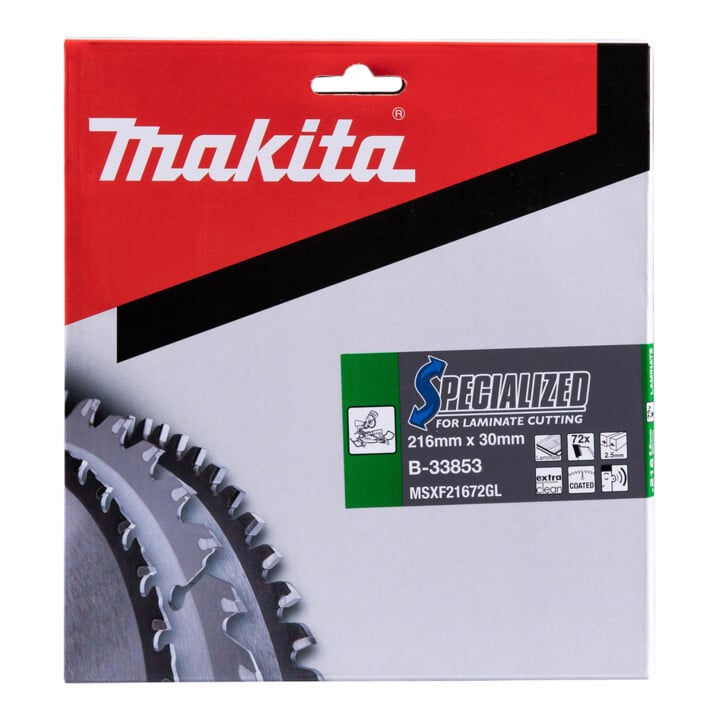 Makita Specialized zaagblad 216x30x72Z (B-33853)