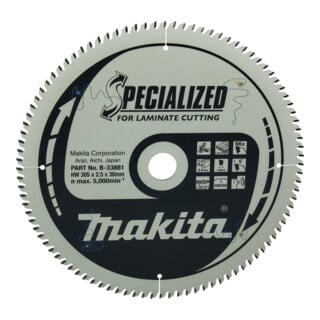 Makita Specialized zaagblad 305x30x96Z (B-33881)