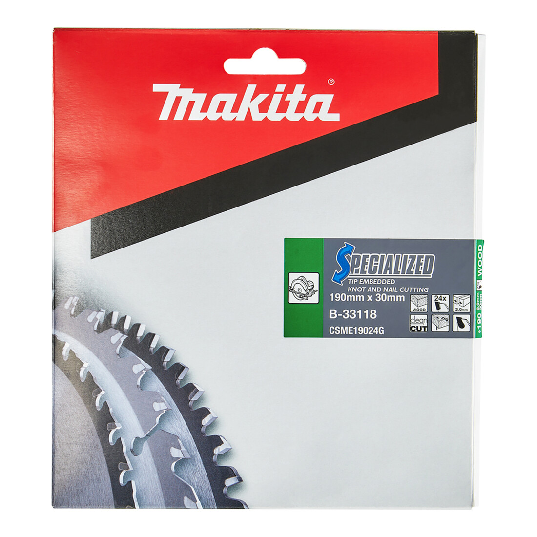 Makita Specialized zaagblad190x30x24Z (B-33118)
