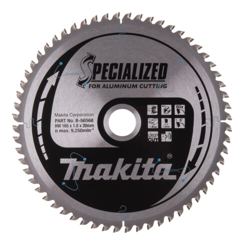 Makita SPECIALZED Sägeblatt 165x20x60Z