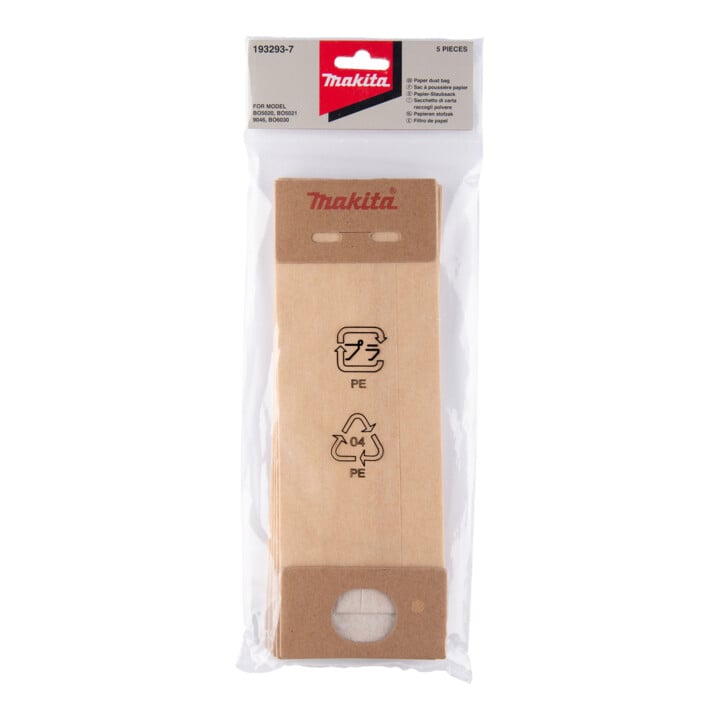Makita Staubsack Papier 5 Stück (193293-7)
