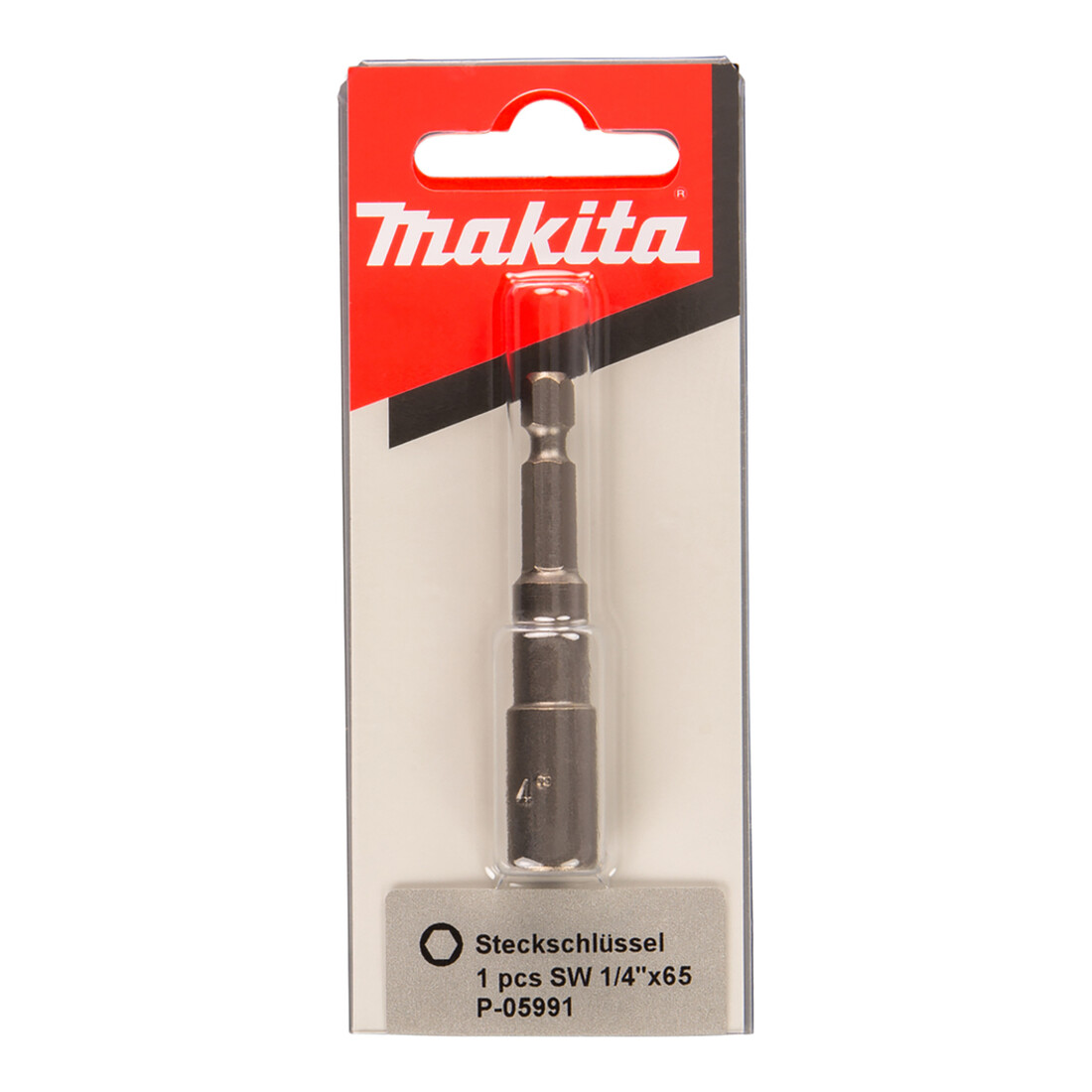 Makita STECKSCHLUESSEL 1/4" SW1/4" (P-05991)