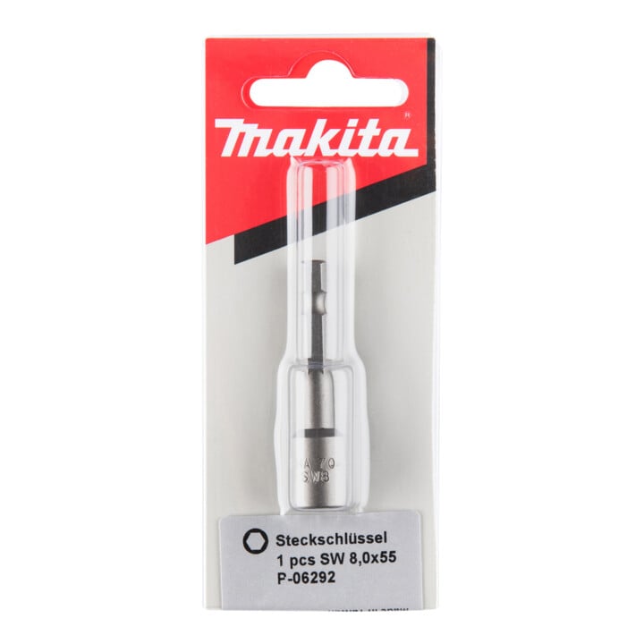 Makita STECKSCHLUESSEL 1/4" SW8 (P-06292)
