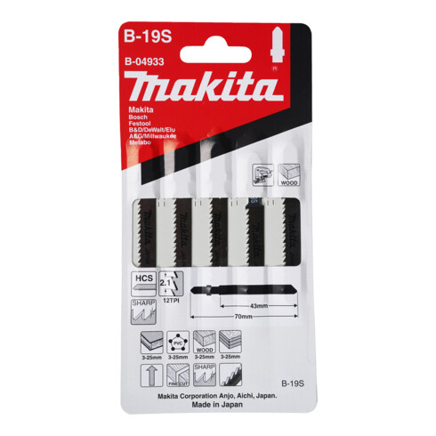 Makita STICHSAEGEBLATT HSS